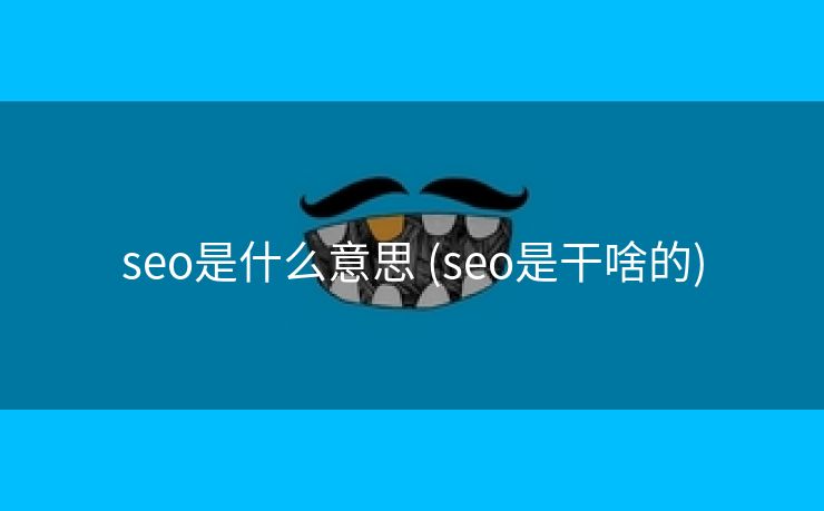 seo是什么意思 (seo是干啥的)