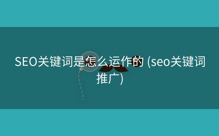 SEO关键词是怎么运作的 (seo关键词推广)