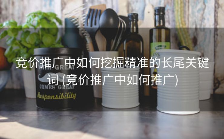 竞价推广中如何挖掘精准的长尾关键词 (竞价推广中如何推广)
