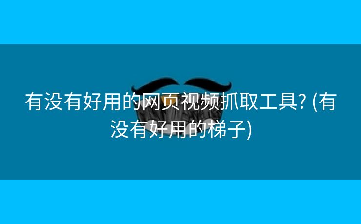 有没有好用的网页视频抓取工具? (有没有好用的梯子)