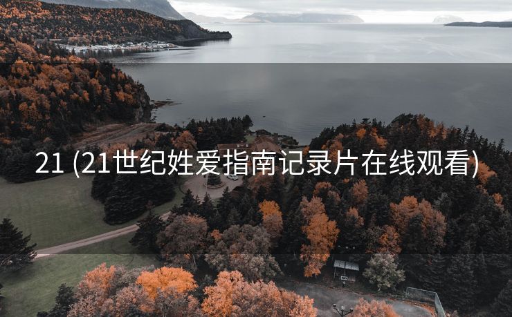 21 (21世纪姓爱指南记录片在线观看)