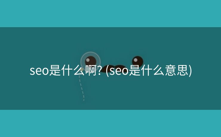 seo是什么啊? (seo是什么意思)