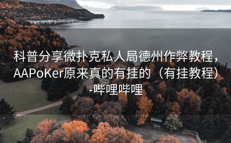 科普分享微扑克私人局德州作弊教程,AAPoKer原来真的有挂的(有挂教程)-哔哩哔哩 科普分享微扑克私人局德州作弊教程,AAPoKer原来真的有挂的(有挂教程)-哔哩哔哩