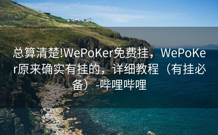 总算清楚!WePoKer免费挂，WePoKer原来确实有挂的，详细教程（有挂必备）-哔哩哔哩