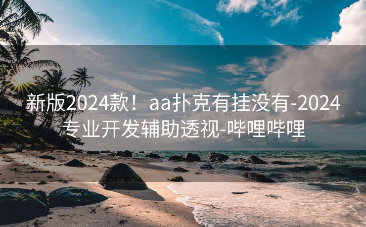 新版2024款！aa扑克有挂没有-2024专业开发辅助透视-哔哩哔哩