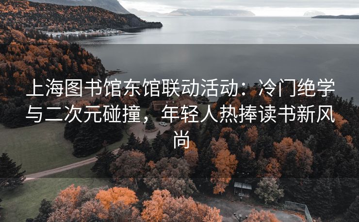 上海图书馆东馆联动活动：冷门绝学与二次元碰撞，年轻人热捧读书新风尚