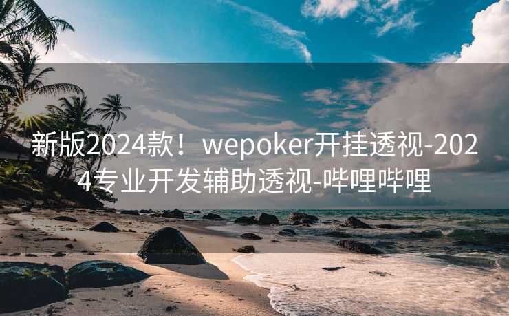 新版2024款！wepoker开挂透视-2024专业开发辅助透视-哔哩哔哩