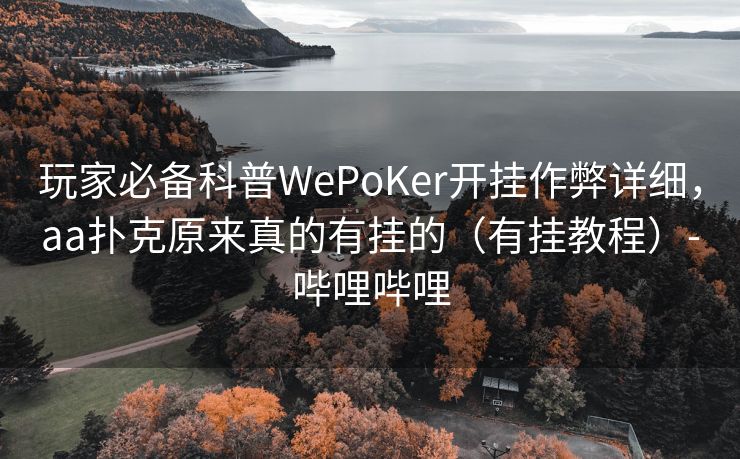 玩家必备科普WePoKer开挂作弊详细，aa扑克原来真的有挂的（有挂教程）-哔哩哔哩