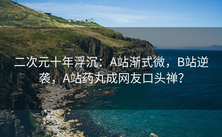 二次元十年浮沉：A站渐式微，B站逆袭，A站药丸成网友口头禅？