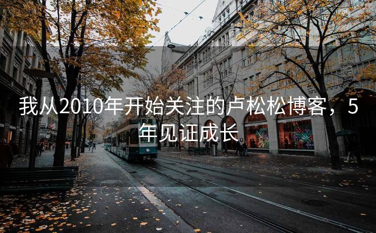 我从2010年开始关注的卢松松博客，5年见证成长