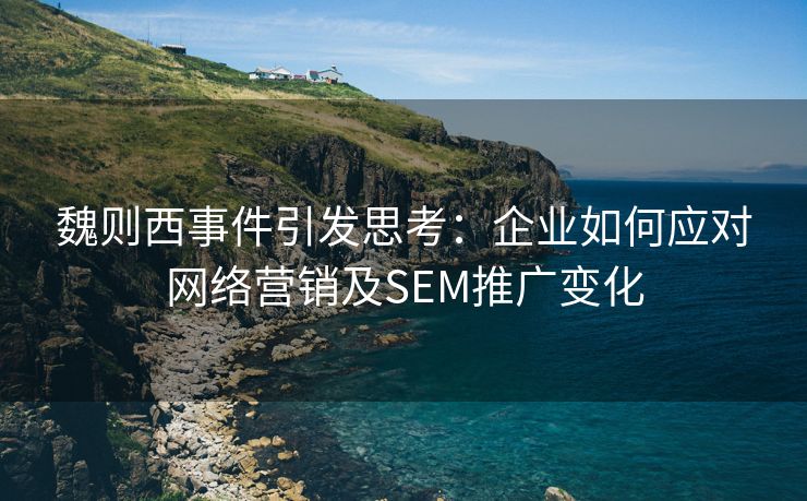 魏则西事件引发思考：企业如何应对网络营销及SEM推广变化