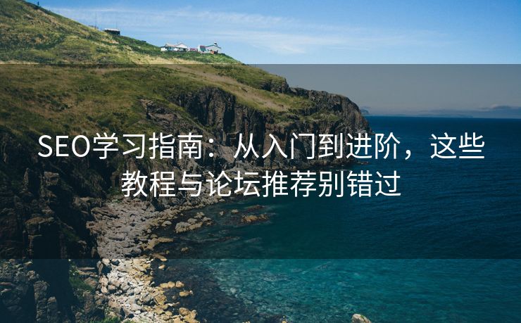 SEO学习指南：从入门到进阶，这些教程与论坛推荐别错过