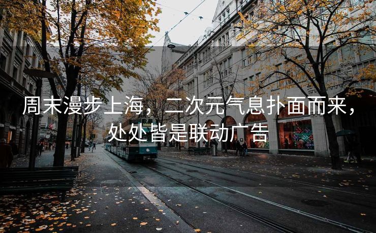 周末漫步上海，二次元气息扑面而来，处处皆是联动广告